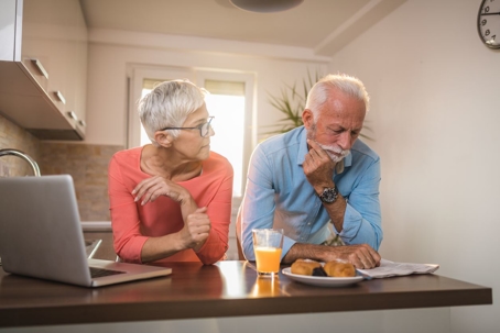 Arguing couple