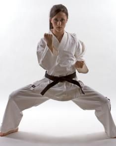 Woman Doing Judo 