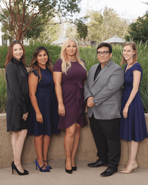 Group photo of five paralegals